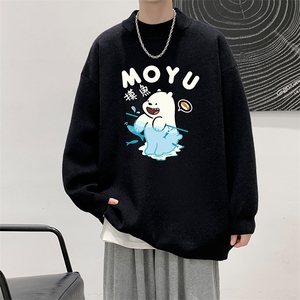 8XL半高领毛衣男大码胖子针织衫毛线衣 M18414-P45 加绒款-P65图片