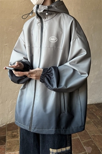 2025港风休闲山系防水冲锋衣渐变色大码M-5XL夹克JK77087P85控128图片