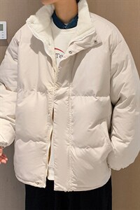 ！2023秋冬新款男士加绒加厚棉服立领百搭棉衣外套MY100特P75图片