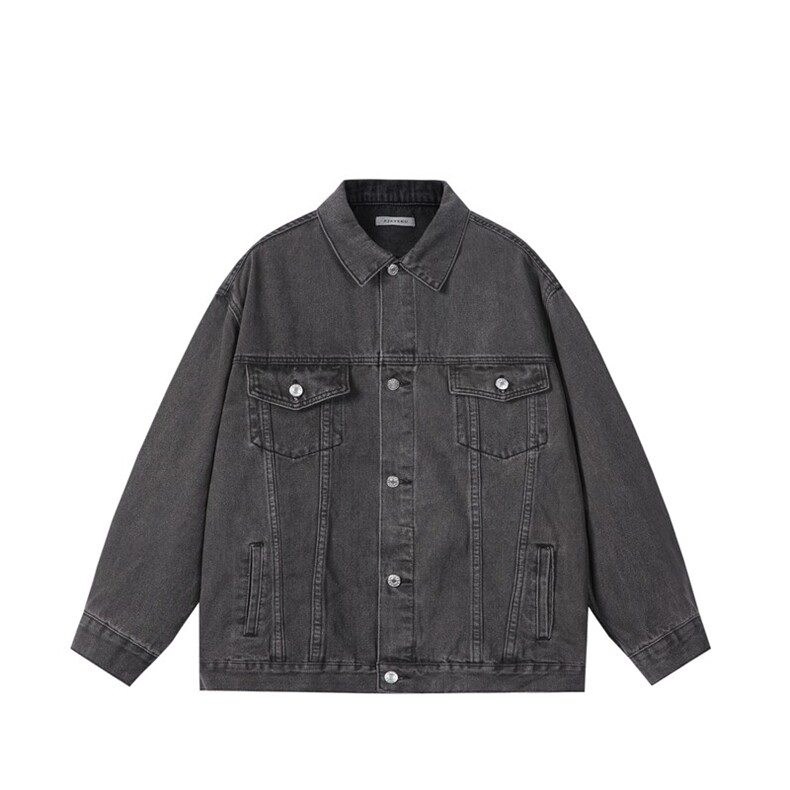 25春季新款净版水洗宽松工装牛仔夹克外套N601/P105148，男装夹克，星座202-1