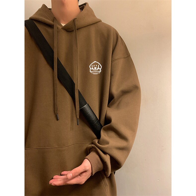烫花大码340克重磅华棉复合潮流休闲连帽卫衣W4266-P42【特价】,男装卫衣,电商A007