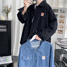 910A-K526-P75控95秋装新款口袋牛仔衣韩版情侣潮夹克外套男，男装夹克，星座910A
