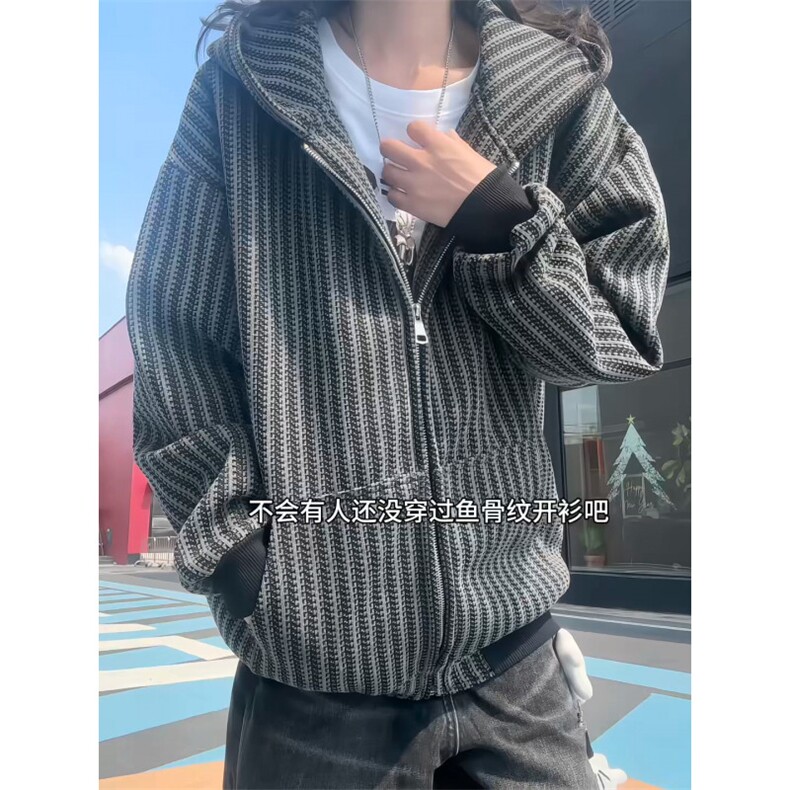 XZ809A/YGW02/P75/控118重磅雪尼尔小香风开衫连帽卫衣外套,男装T恤,星座809A(原222-1)