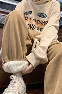 特价P23！！！ 雪尼尔羊羔绒加厚加绒卫裤欧棉绒大码运动裤男K945图片