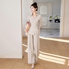 春季上衣裤子两件套套装喜婆婆礼服高贵年轻结婚衣服妈妈喜服婚宴，女装套装/套裙，妙形