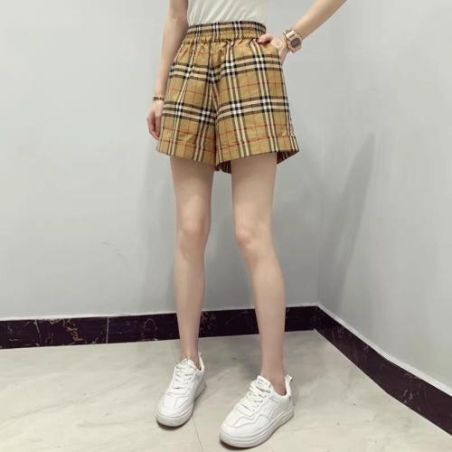 CMX2122夏季新品欧货松紧腰简约百搭宽松显瘦时尚短裤,女装其它,L·H·X