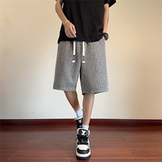 短裤男夏季美式复古拼接五分裤潮牌宽松大码XZ102B-1DK2593特批25，男装牛仔裤，星座102B-1