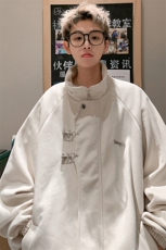 重磅！麂皮绒复合夹克飞机扣外套CP43-特P60控价：108，男装夹克，电商B371