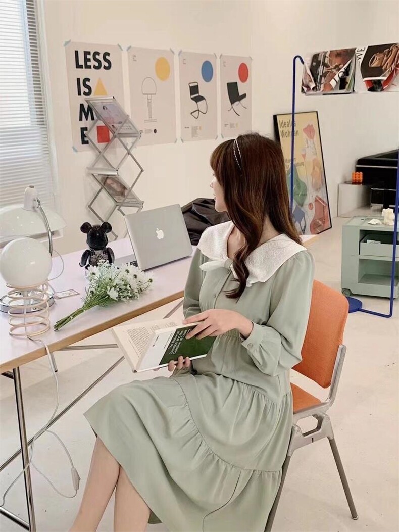 春款拼接蝴蝶领，其它，雾灵水Lady-Lin