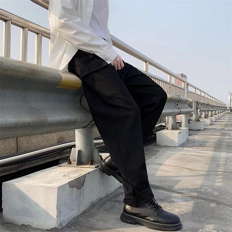 工装裤男春季潮牌束脚休闲裤子E37P38,男装休闲裤,星座1116-2
