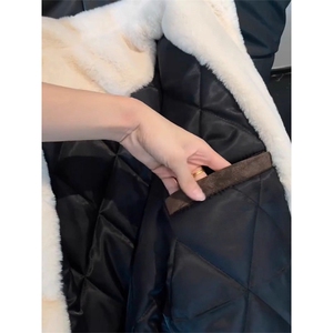 羊羔绒棉服PU皮工装夹克外套 MY421 特P103图片