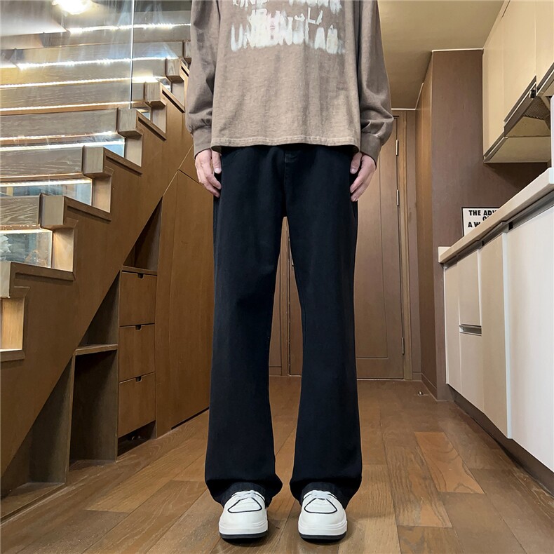 美式宽松牛仔裤男直筒春季青少年复古高街vibe休闲长裤J8065-P45,男装牛仔裤,星座509