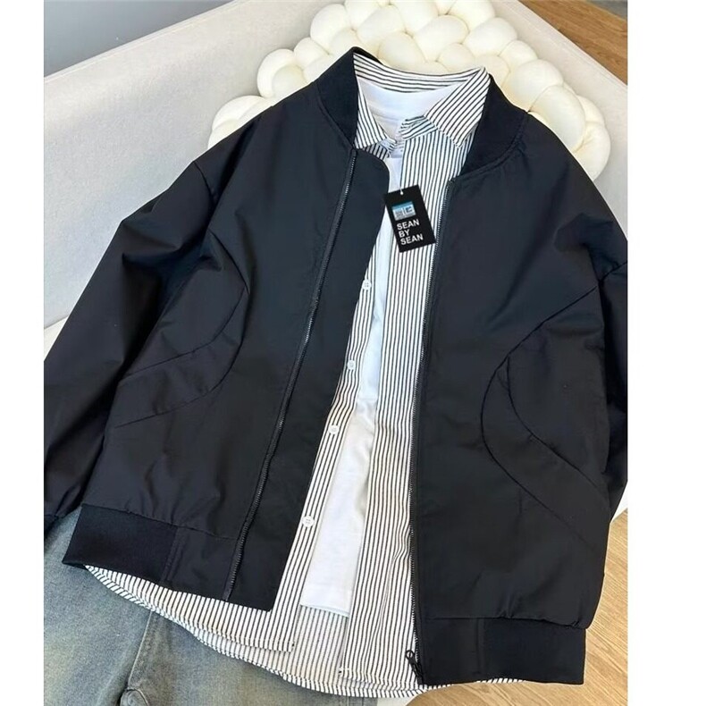 【有货】DW1018-P52棒球服外套男春秋新款美式潮流宽松飞行员夹克,男装夹克,星座603-2