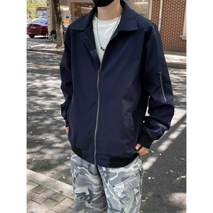 痞帅外套男ins高街潮牌港风原宿风韩版潮流宽松夹克JK0441-P60图片