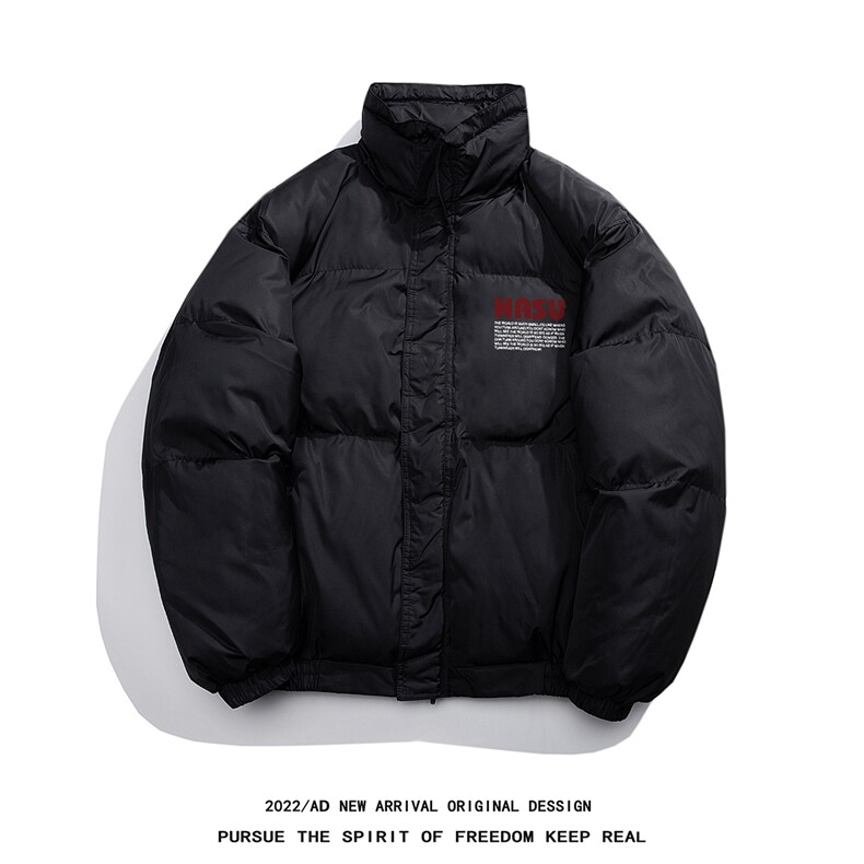 白底白鸭绒冬季潮流字母加厚保暖立领羽绒服外套YR233P195控258,男装羽绒服,电商A247-1