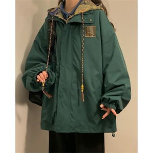 春秋季潮风假两件外套男新款美式夹克XZ102B-1-JK9903P90图片