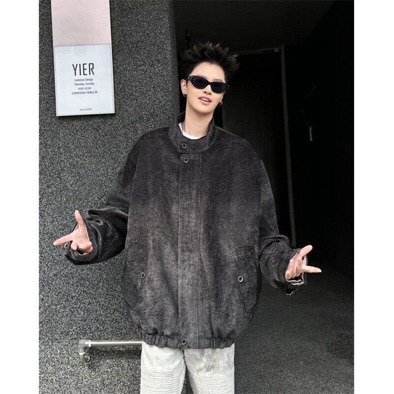 设计感青少年上衣夹克男春秋季2025新款高级感老钱风格W9346-P83,男装夹克,星座1109-3