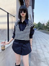 爱美欧现货拼接衬衣，其它，爱美欧