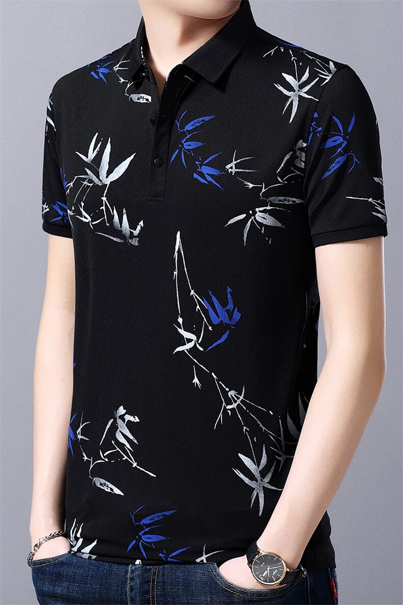 2021年夏季新款男式短袖T恤男商务休闲高端男装体恤,男装T恤,电商B360