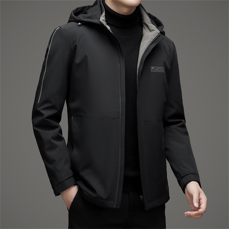 V3131钱塘2020-3新款商务休闲冬季厚款中年男士85鹅绒羽绒服P198,男装羽绒服,钱塘207-3