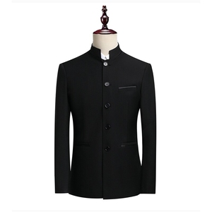 XZ8614P80西服立领外套西装伴郎服男上班新郎结婚套装正装礼服图片