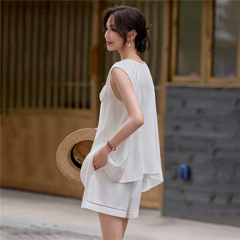 2026年夏季亚麻套装,女装套装/套裙,曼琳思菲