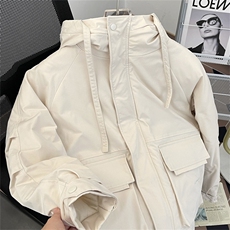 F94-P802024新款连帽冲锋衣夹克男冬季美式潮牌工装棉衣外套，男装夹克，星座512-6