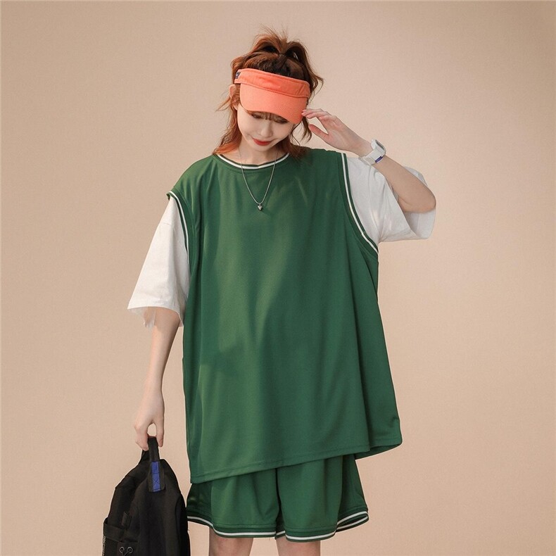 TZ01-P40薄款男士t恤上衣服潮流港风篮球背心体恤运动套装,男装T恤,电商D310B