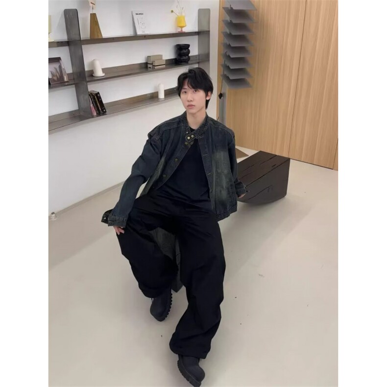 1506-1/J26171高品质/P69日系复古做旧水洗潮流牛仔夹克男士港风,男装夹克,星座1506-1