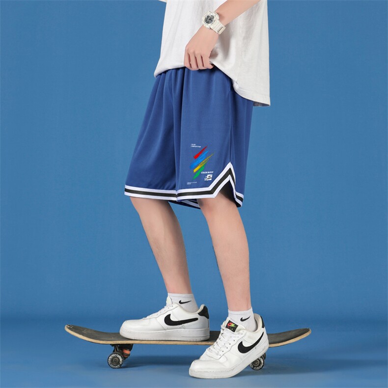 ！2023夏季薄款男士运动短裤冰丝网格篮球速干五分裤DK11P25,男装休闲裤,电商B220