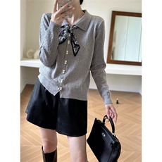 JK制服春秋毛衣格裙学院风校供女长袖针织衫百搭日系秋冬，男装针织衫/毛衣，星座506A