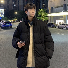 麂皮绒棉衣男潮流上衣港风加厚保暖宽松立领外套M0779-P100，男装棉衣，星座308B-2