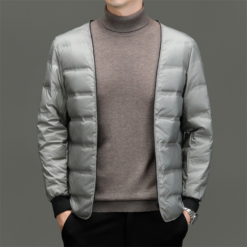 秋冬新款2023年男士休闲羽绒服加厚保暖可脱卸内胆帽子夹克外套,男装羽绒服,电商B360