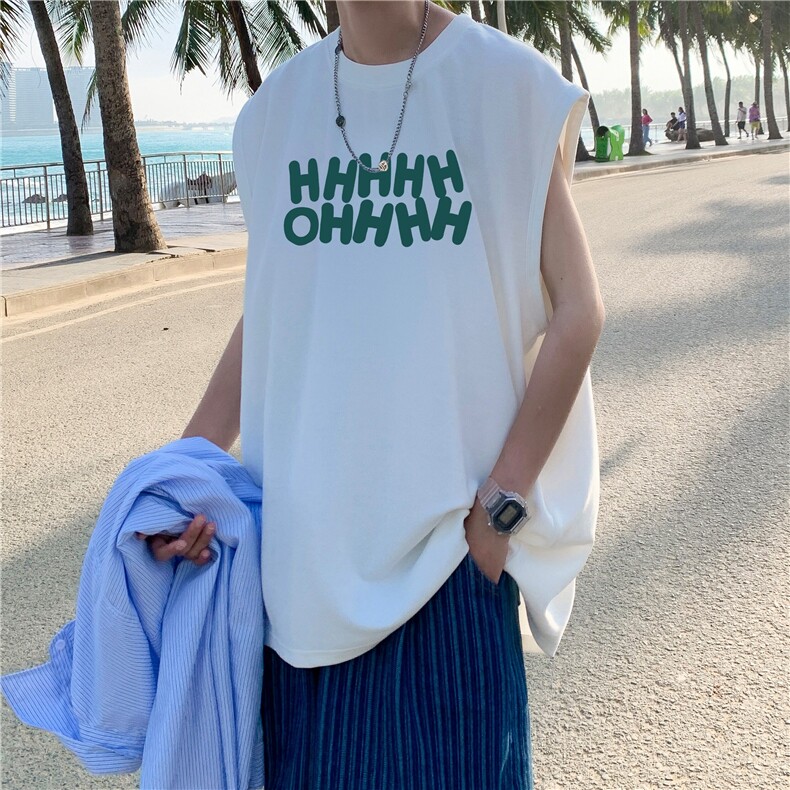 量大图低自动【有货】纯棉背心HD019-1-BX2537-P20，男装背心/马甲，电商019-1