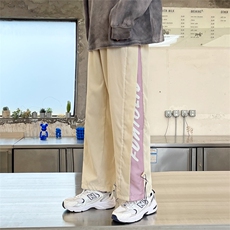 夏季薄款潮裤子男九分休闲ins韩版百搭运动宽松束脚裤K1234-P28，男装休闲裤，星座512-2