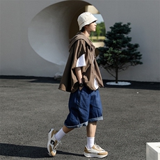马甲男士韩版潮流连帽百搭高街帅气夏季2024新款ins外套W5802-P30，男装背心/马甲，星座412-2