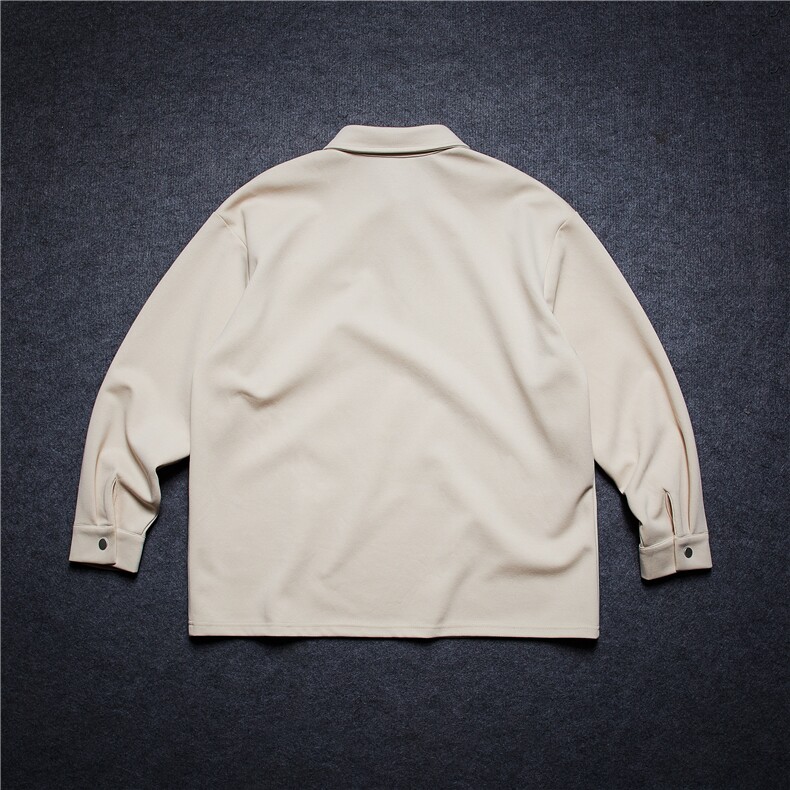 polo领衬衫袖星空棉大码宽松卫衣A036A-PL188-P65控98,男装衬衫,电商A036A