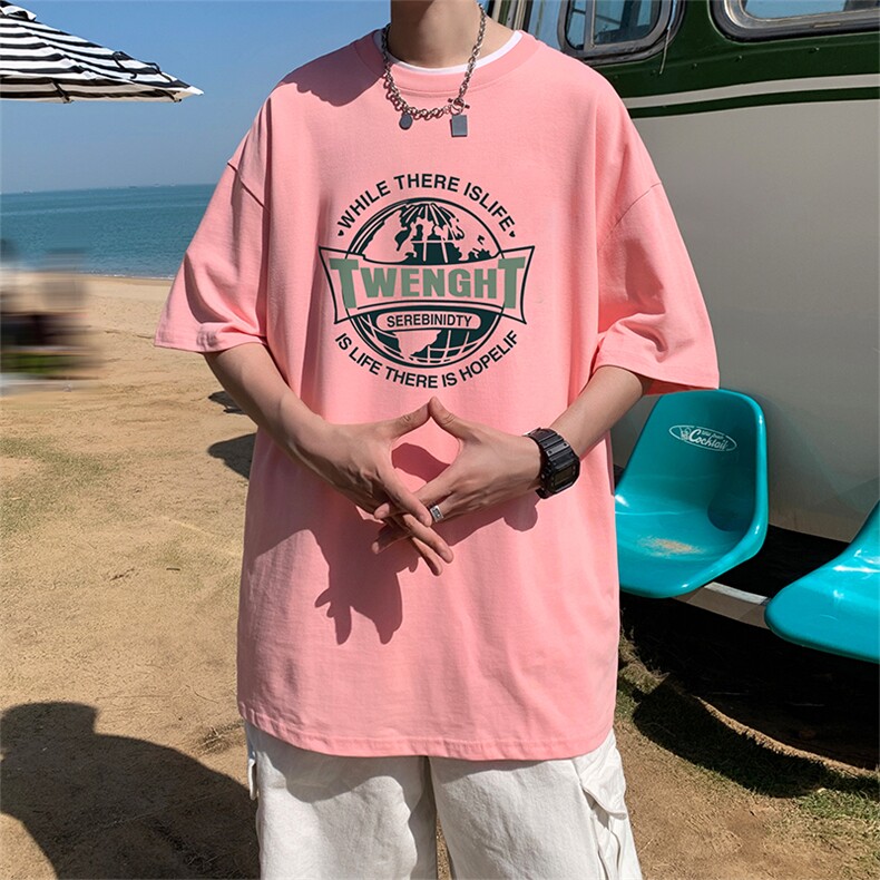 220克美式短袖t恤T2756图片