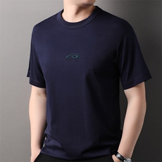 F82355钱塘2020-1新款百搭简约中青年时尚休闲男士短袖T恤P35，男装T恤，钱塘207-1