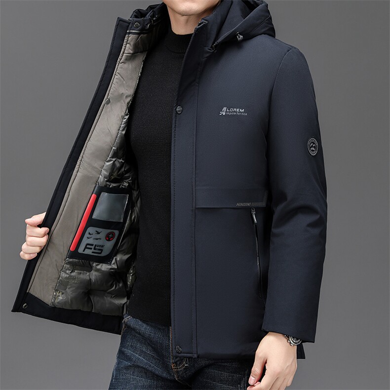 爸爸冬装外套加绒棉衣秋冬季中老年人商务棉服新款男士御寒棉袄潮,男装棉衣,电商B212（原钱塘6029）