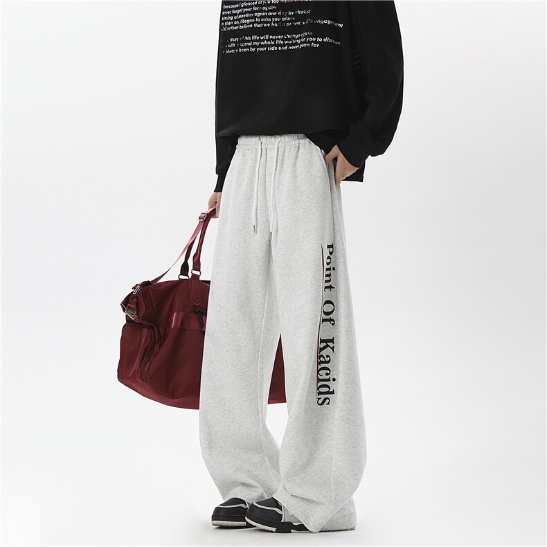 现货2025春款65%棉卫裤男长裤直筒裤子特P45控78，男装休闲裤，电商D205