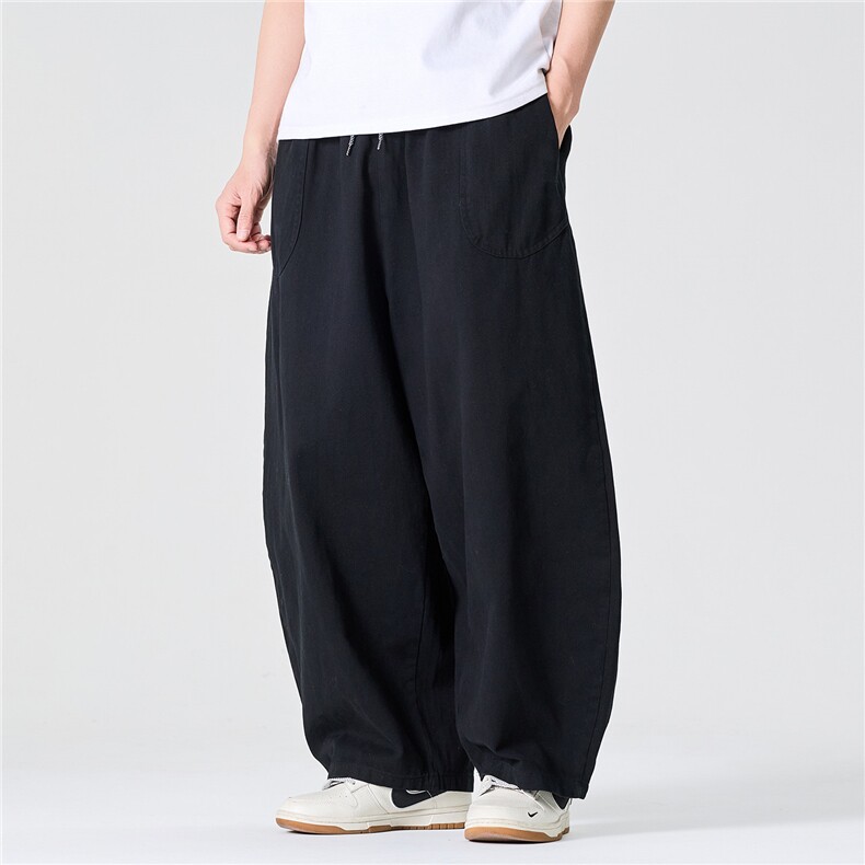 26春夏大码日系港风复古工装裤潮美式中性弯刀阔腿裤K296/P65，男装工装外套，电商A221A