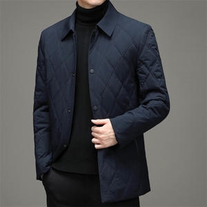 BEM9602钱塘2020-2商务休闲简约冬季厚款中年男士棉衣夹克P150图片