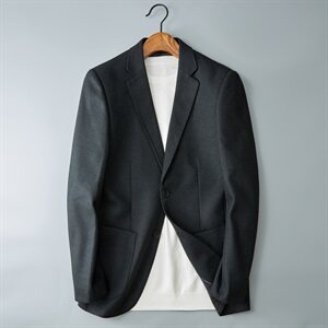 男士秋冬毛呢商务西装外套 2020西服上衣单件免烫长袖上衣87图片