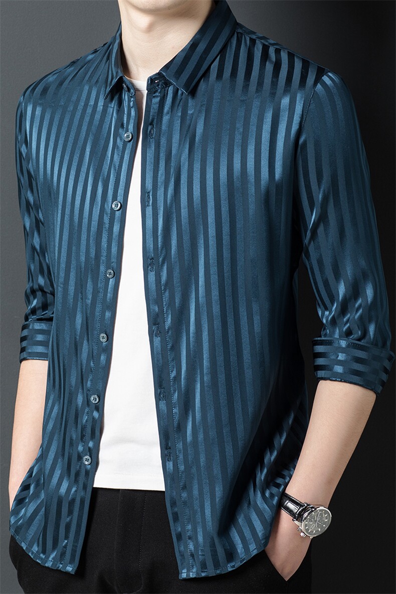 BB2132钱塘2020-2秋季时尚潮流男士衬衫长袖花衬衣P300,男装衬衫,钱塘207-2