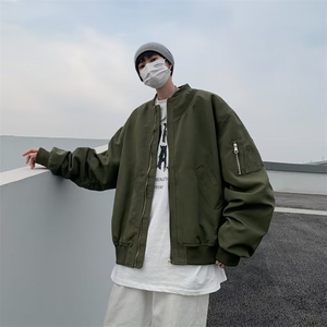 棒球服外套男春季美式潮牌复古高级感男装宽松夹克M8820-P57图片