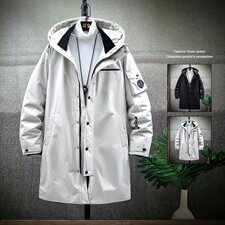 男士羽绒服2020冬季新款潮牌中长款外套DS581T，男装羽绒服，电商A102
