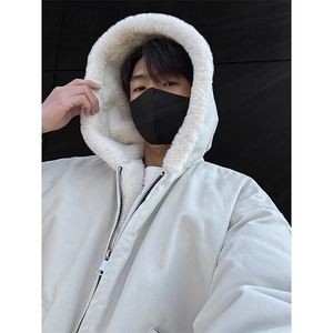 棉帆布材质连帽棉衣座山雕A177-MY007-P95图片