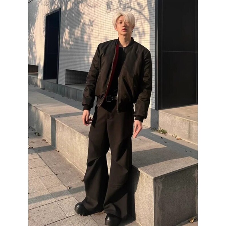 【有货】内衬红色飞行夹克外套夹棉棉服JK507特P67JK507JR特P85,男装夹克,星座908-1