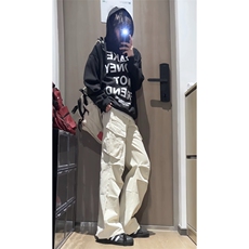 360g重磅华棉卫衣明黄色连帽大字母印花上衣外套W2482-P48，男装卫衣，星座1213